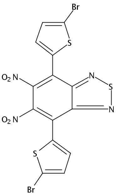 4,7-双(5-溴噻吩-2-基)-5,6-二硝基-2,1,3-苯并噻二唑