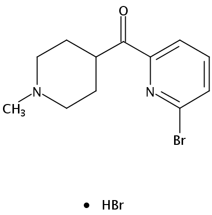 (6-溴吡啶-2-基)(1-甲基哌啶-4-基)甲酮氢溴酸盐
