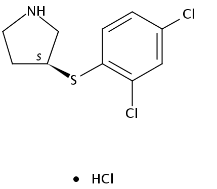 (S)-3-((2,4-Dichlorophenyl)thio)pyrrolidine hydrochloride