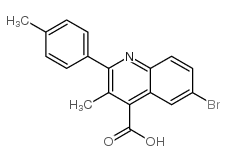 6-bromo-3-methyl-2-(4-methylphenyl)quinoline-4-carboxylic acid