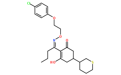 2-环己烯-1-酮,2-[1-[[2-(4-氯苯氧基)乙氧基]亚氨基]丁基]-3-羟基-5-(四氢-2H-噻喃-3-基)-