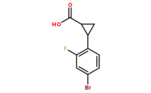 2-(4-Bromo-2-fluorophenyl)cyclopropanecarboxylic acid