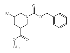 1-Cbz-5-羟基-3-哌啶甲酸甲酯