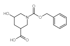 1-Cbz-5-羟基-3-哌啶甲酸