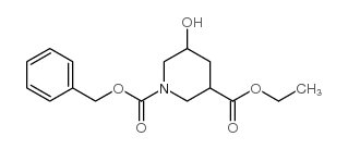 1-Cbz-5-羟基-3-哌啶甲酸乙酯