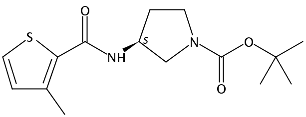 (S)-tert-Butyl 3-(3-methylthiophene-2-carboxamido)pyrrolidine-1-carboxylate