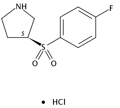 (S)-3-((4-Fluorophenyl)sulfonyl)pyrrolidine hydrochloride