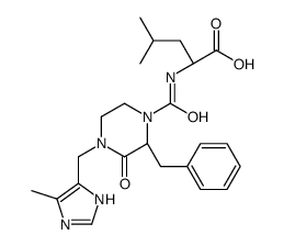 (2S)-2-[[(2S)-2-benzyl-4-[(5-methyl-1H-imidazol-4-yl)methyl]-3-oxopiperazine-1-carbonyl]amino]-4-methylpentanoic acid