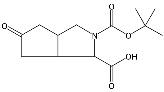 2-(tert-Butoxycarbonyl)-5-oxooctahydrocyclopenta[c]pyrrole-1-carboxylic acid