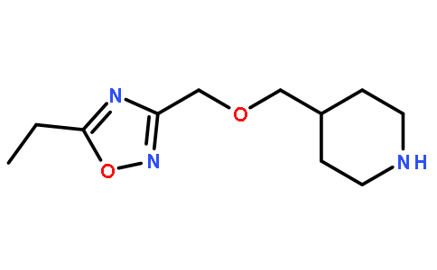 4-(5-乙基-[1,2,4]噁二唑-3-基甲氧基甲基)-哌啶