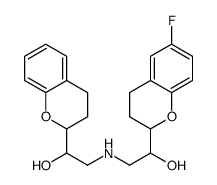 2-[[2-(3,4-dihydro-2H-chromen-2-yl)-2-hydroxyethyl]amino]-1-(6-fluoro-3,4-dihydro-2H-chromen-2-yl)ethanol