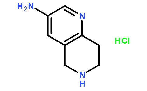 5,6,7,8-四氢-1,6-萘啶-3-胺盐酸盐