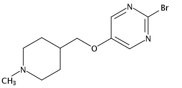 2-Bromo-5-((1-methylpiperidin-4-yl)methoxy)pyrimidine