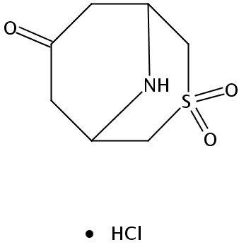 3-Thia-9-azabicyclo[3.3.1]nonan-7-one 3,3-dioxide hydrochloride