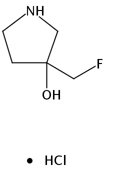 3-(Fluoromethyl)pyrrolidin-3-ol hydrochloride