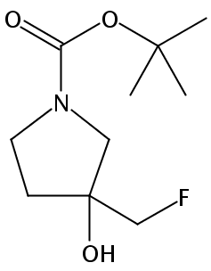 tert-Butyl 3-(fluoromethyl)-3-hydroxypyrrolidine-1-carboxylate