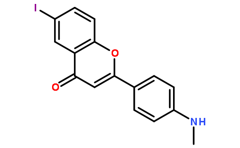 6-碘-2-(4-甲基氨基-苯基)-色烯-4-酮