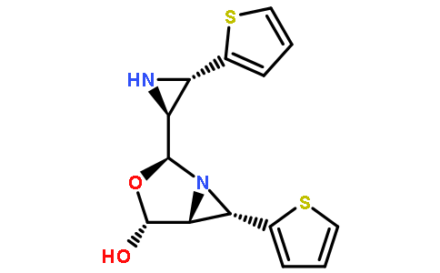 6-(2-噻吩基)-2-[3-(2-噻吩基)-2-氮丙啶基]-3-氧杂-1-氮杂双环[3.1.0]己-4-醇