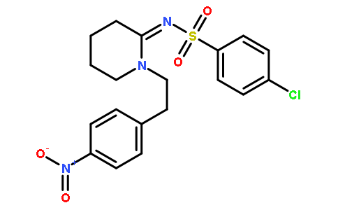 4-氯-n-[1-[2-(4-硝基苯基)乙基]-2-哌啶基]苯磺酰胺