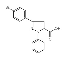 1H-Pyrazole-5-carboxylic acid, 3-(4-bromophenyl)-1-phenyl-