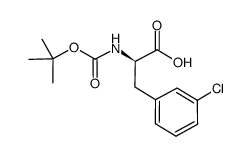 N-叔丁氧羰基-D-3-氯苯丙氨酸