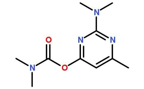 2-(二甲基氨基)-6-甲基嘧啶-4-二甲基氨基甲酸酯