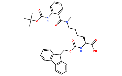 N6-[2-[(叔丁氧羰基)甲基氨基]苯甲酰基]-N2-[(9H-芴-9-基甲氧基)羰基]-L-赖氨酸