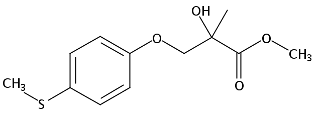 methyl2-methyl-3-(4-methylsulfanylphenoxy)-2-oxidanyl-propanoate