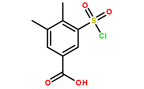 3-（氯磺酰基）-4,5-二甲基苯甲酸