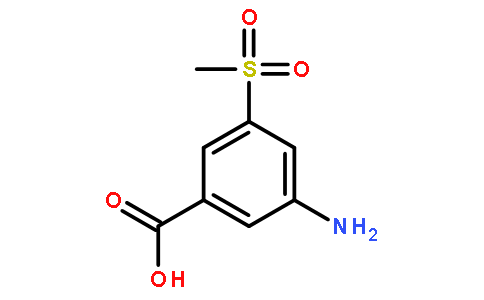 3-氨基-5-(甲基磺酰基)苯甲酸