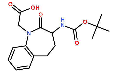 (3-N-boc-氨基-2-氧代-2,3,4,5-四氢-苯并[b]氮杂革-1-基)-乙酸