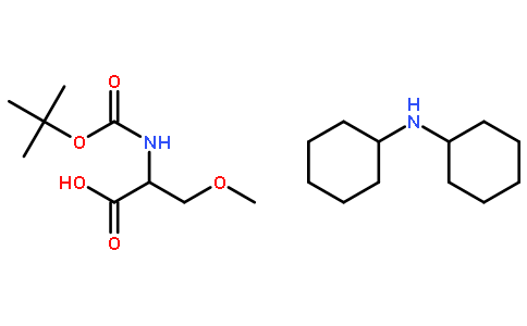 叔丁氧羰基-O-甲基-L-丝氨酸二环己基铵盐