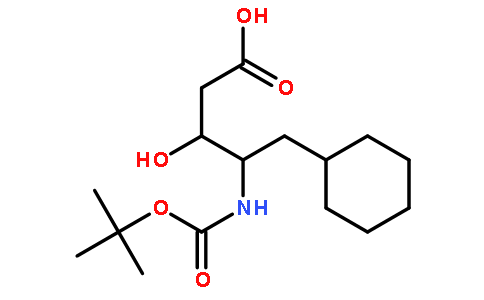 BOC-(3S,4S)-4-氨基-3-羟基-5-环己基戊酸