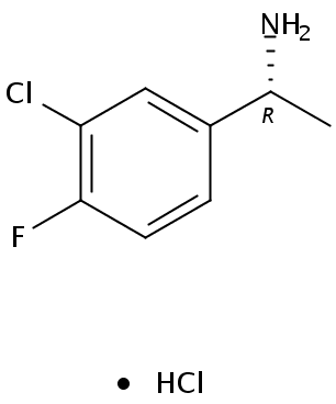 (R)-1-(3-氯-4-氟苯基)乙胺盐酸盐