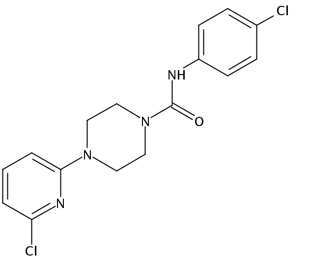 N-(4-chlorophenyl)-4-(6-chloro-2-pyridinyl)-1-Piperazinecarboxamide