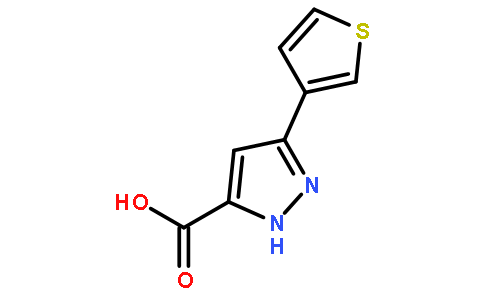 5-(3-噻吩)-1H-吡唑-3-羧酸