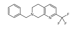 7-benzyl-2-(trifluoromethyl)-6,8-dihydro-5H-1,7-naphthyridine