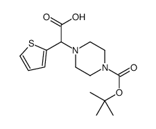2-(4-boc-哌嗪基)-2-(2-噻吩基)乙酸