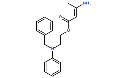 2-丁烯酸-3-氨基-2-[苯基（苯甲基）氨基]乙酯
