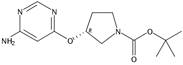 (R)-tert-Butyl 3-((6-aminopyrimidin-4-yl)oxy)pyrrolidine-1-carboxylate