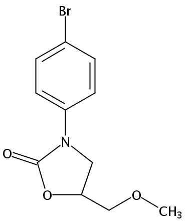 • 2-Oxazolidinone, 3-(4-bromophenyl)-5-(methoxymethyl)-