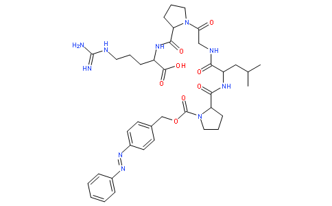 4-苯基偶氮苄氧羰基-L-PRO-LEU-GLY-PRO-D-ARG衍生物