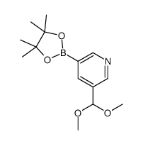 3-(dimethoxymethyl)-5-(4,4,5,5-tetramethyl-1,3,2-dioxaborolan-2-yl)pyridine