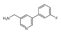 [5-(3-fluorophenyl)pyridin-3-yl]methanamine