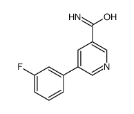5-(3-fluorophenyl)pyridine-3-carboxamide