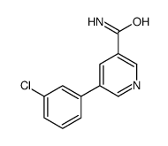 5-(3-chlorophenyl)pyridine-3-carboxamide