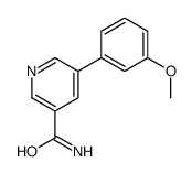 5-(3-methoxyphenyl)pyridine-3-carboxamide