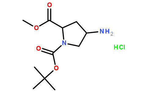 顺式-4-氨基-N-Boc-L-脯氨酸甲酯盐酸盐
