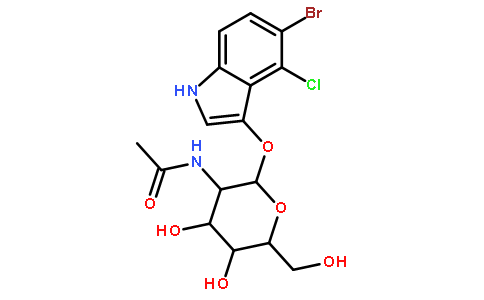 5-溴-4-氯-3-吲哚基-2-乙酰胺-2-脱氧-alpha-D-吡喃葡糖