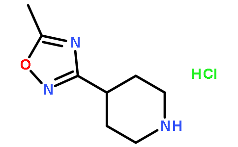4-(5-甲基-1,2,4-噁二唑-3-基)-哌啶鹽酸鹽